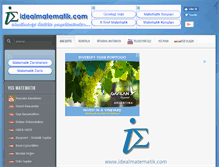 Tablet Screenshot of idealmatematik.com